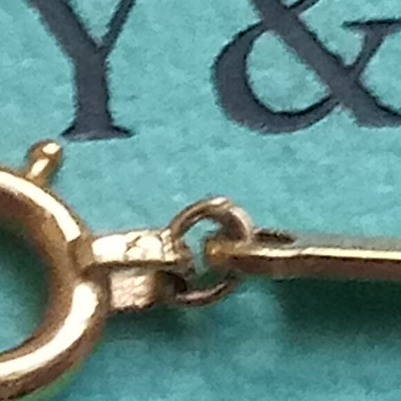 Tiffany & Co. Chain Necklace in 18k Yellow Gold 14.5" Solid Gold - Picture 4 of 5